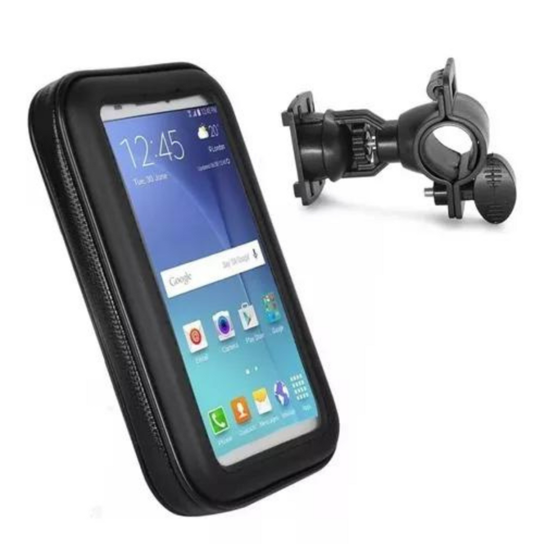 Suporte Case Para Celular Gps Moto Bike À Prova D'água Chuva