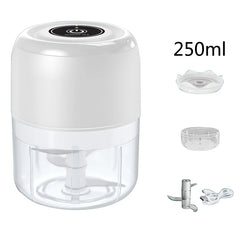 Mini Processador Triturador De Alimentos Alho Elétrico 250ml